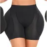 POP CLOSETS Padded Underwear for Women Tummy Control Shapewear Shorts Butt Pads Basic Womenswear Soft Breathable Solid Color Lingerie