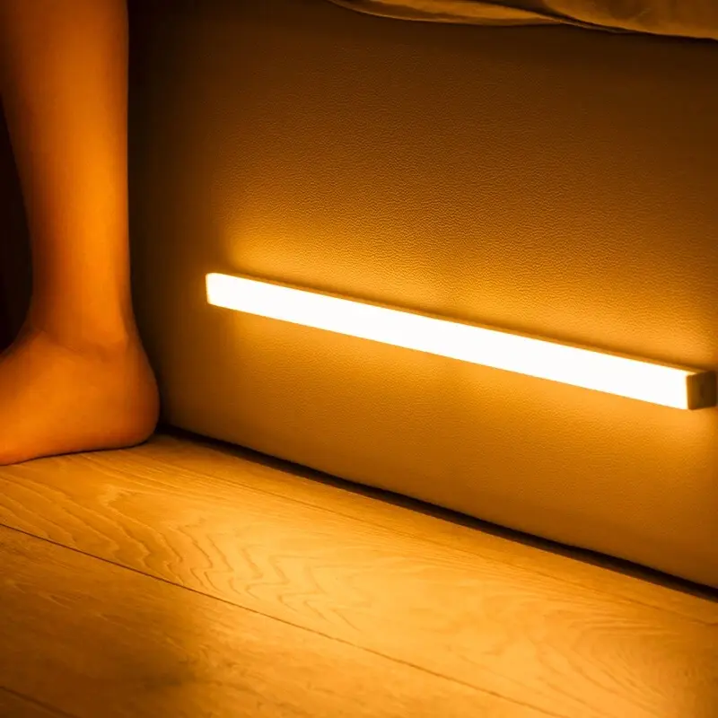 Rechargeable Light Sensors (6-Pack) - Sensitive Warm Light, 120° Coverage, Instant On, Magnetic Mount, Plug & Play, 3M Adhesive Backing for Easy Household Appliance Installation