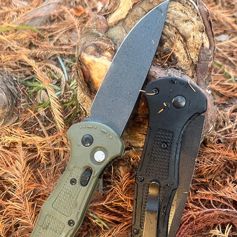 9070 Outdoor & Survival Tactical Tool: D2 Steel Blade Pocket Knife with Non-Slip Fiberglass Handle - A Sharp, Multi-Functional EDC Folding Knife