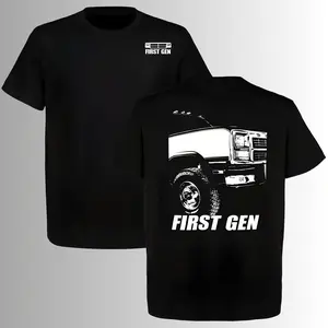 First Gen Dodge Ram Cummins Diesel T-Shirt, 2 Sides, Classic Square Body Graphic Tee