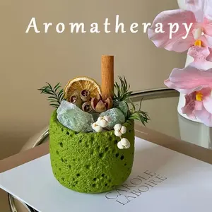 Natural Aroma Stone Diffuser, Essential Oil Crystal Fragrance Ornament, Gift & Desktop Decoration