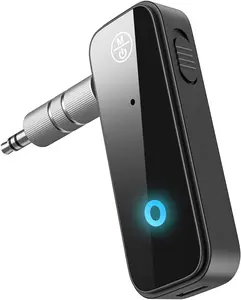 (Upgraded)  Aux Bluetooth .Adapter for Car,  in  Bluetooth Receiver Transmitter, Suitable for Cars, TV, Speakers, Stereo Systems and Headphones