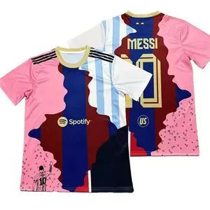 Shirt 2526 Commemorative Edition M10 No.10 Retro Sports Fitness Adult Football Suit Comfortable Lightweight T-shirt