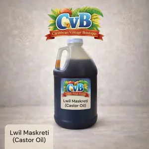 Lwil Maskreti (Castor Oil) – CVB Caribbean Vintage Boutique 64oz