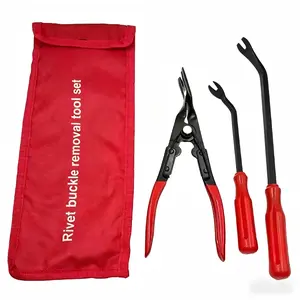 Automotive repair tools: light-activated clamp, adhesive clip screwdriver, plastic rivet removal tool, automotive press-type adhesive clip clamp spring plier key outdoorfun car model garage gadgets