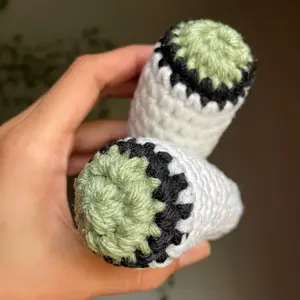 Crochet Joint Plush Toy - Soft Plushie for Desk, Car Decor, Hand Sensory Play.