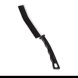 3 pcs. Thin Car Detailing Brush - Black Handle with Black Bristles for Versatile Car Cleaning and Detailing Use