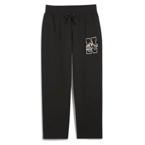 PUMA Mens X Noah Graphic Embroidered Sweatpants Casual Drawstring - Black
