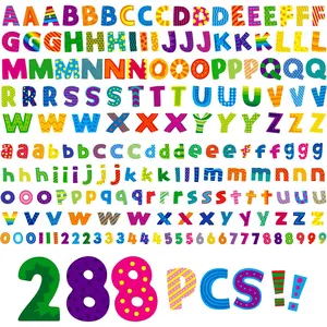 288 PCS Alphabet Combo Set Bulletin Board Letters Including Uppercase Lowercase Letters Numbers & Punctuation Chalkboard Classroom Letters for Home School Room Decor