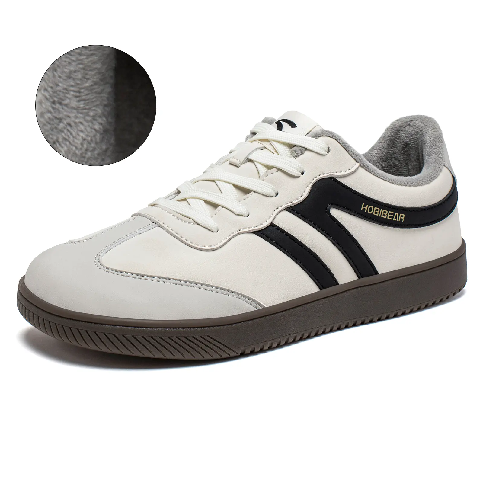 Beige Black (Plush winter style)