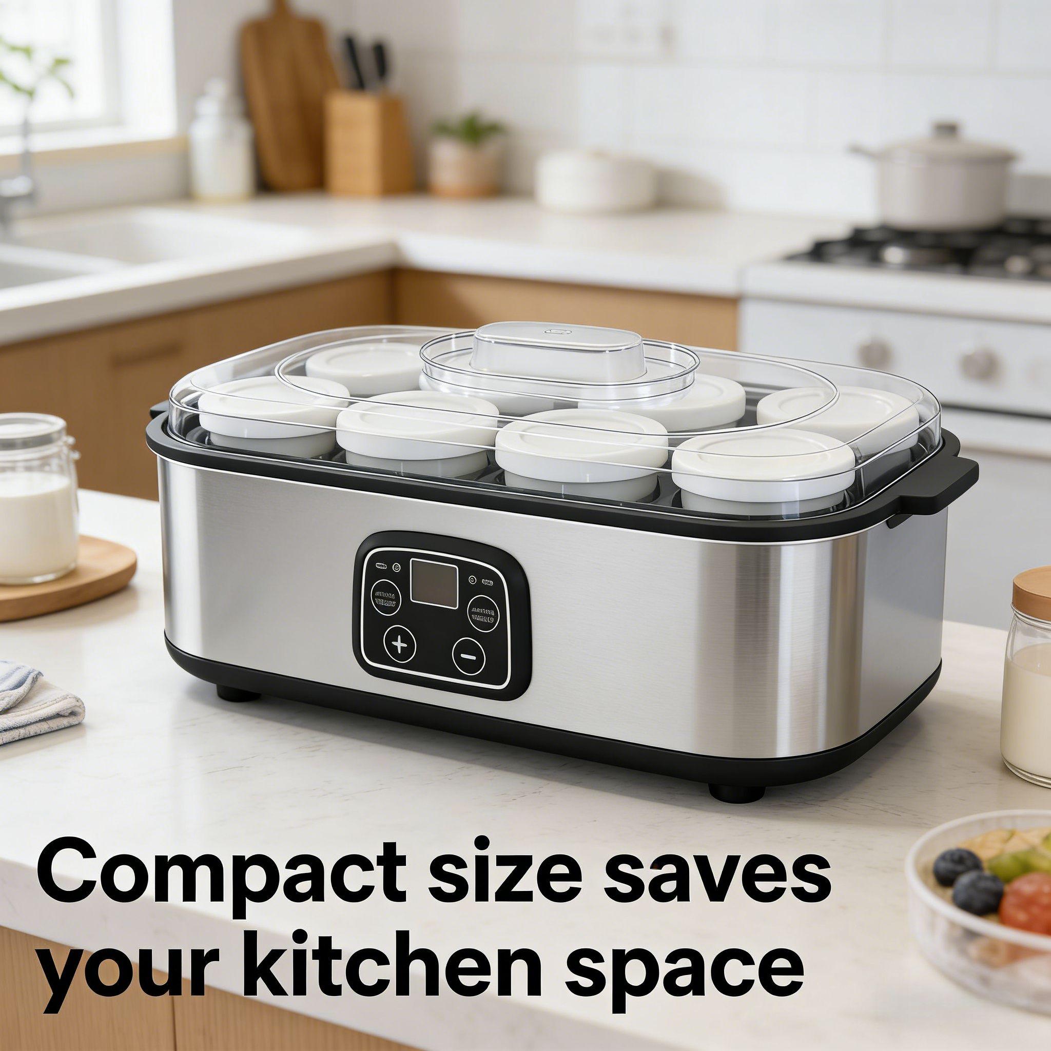 8-Cup Digital Yogurt Maker with Constant Temperature Control + 5 FREE Kitchen Gadgets Set 8-Cup Digital Yogurt Maker with Constant Temperature Control + 5 FREE Kitchen Gadgets Set