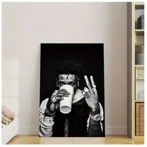 1pc Canvas Poster Young Boy Never Broke Again Room Decoration Wall Decor Canvas Printing Unframed