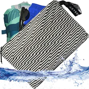 Travel Organizer Storage Kit – lightweight Water-Resistant Wet Dry Bag with Heavy-Duty Zipper, Foldable design Pocket Pouch for Dirty Laundry, Swimsuits, Toiletries, Beach, Pool & Gym Travel luggage case