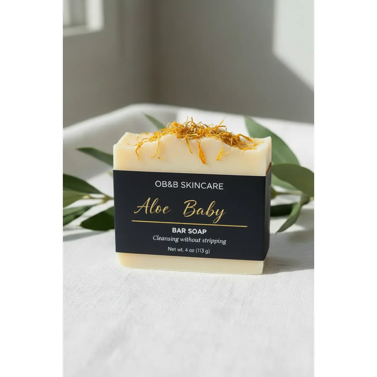 Aloe Baby Bar Soap for Baby Comfort and Wellbeing - Specially Designed for Soothing Relief and Safe Cleansing