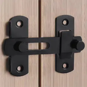 Flip Sliding Barn Door Lock For Privacy - Barn Door Locks And Latches For Barn Door, Pet Door, Bathroom, Outdoor, Garage, Window, Sliding Door