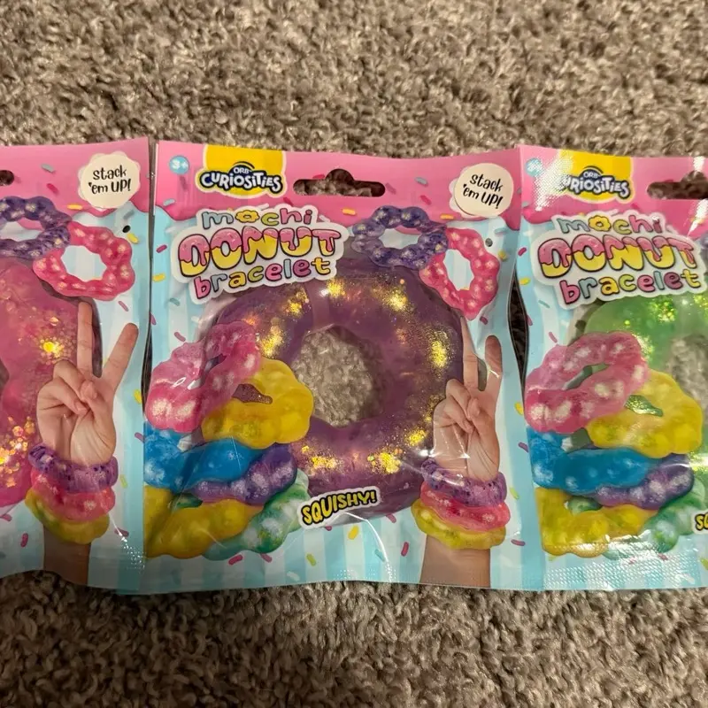 Mochi Donut Squishy Bracelet (sold individually) kid stress soft squishy sensory