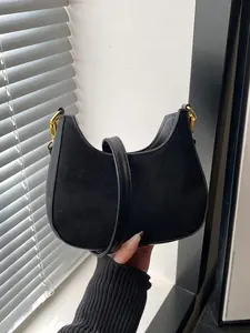 Women's PU Crossbody Shoulder Bag, Casual All-Season Design, Perfect for Travel & Daily Use, Trendy Fashion Accessory