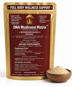 Maitake-Cordycep-Turkey Tail-Reishi-Lion Mane Mushroom Powder Blend