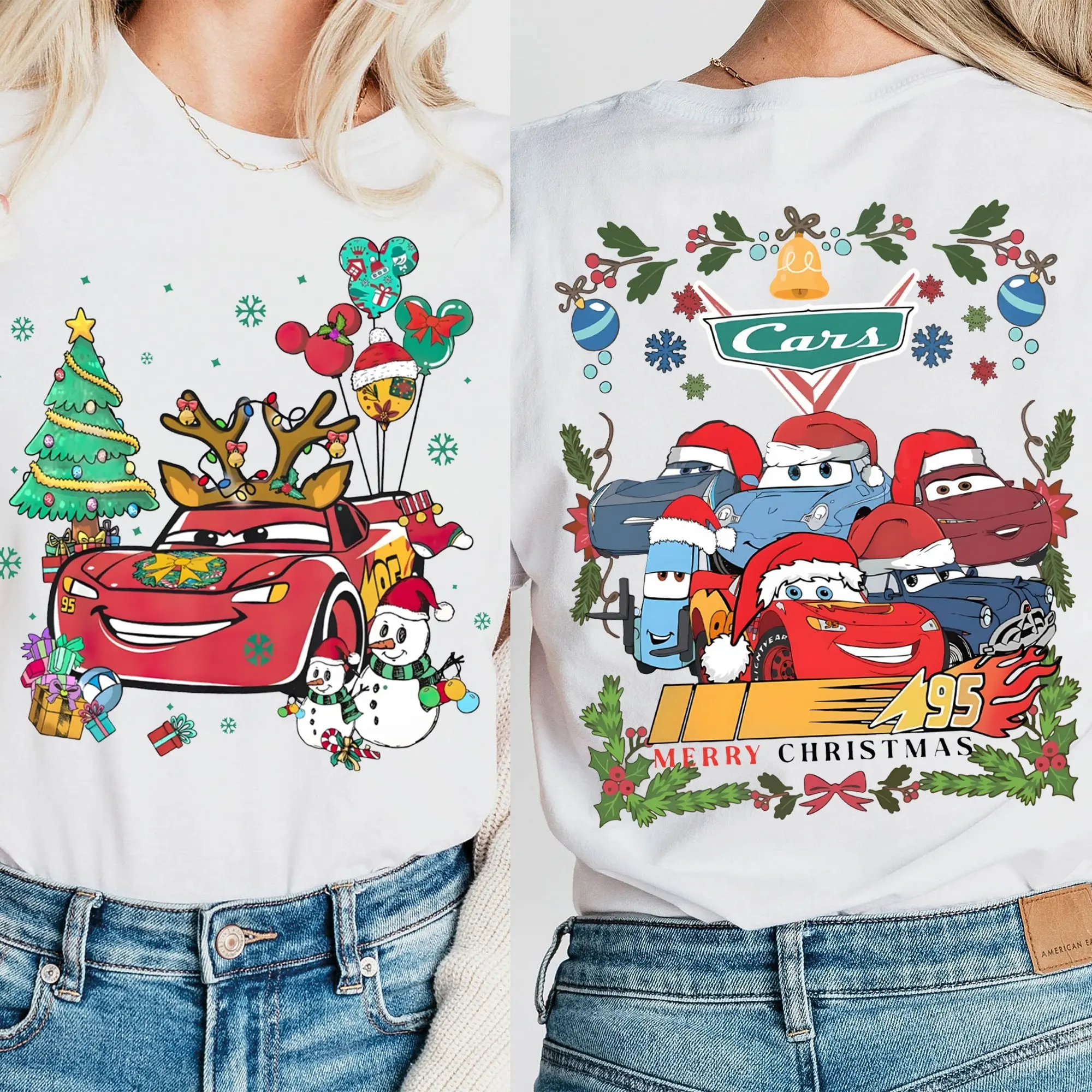 95 Lightning McQueen Sweatshirt, Couples Car Pullover Sweatshirt, Piston Cup Lightning, McQueen Hoodie Gift