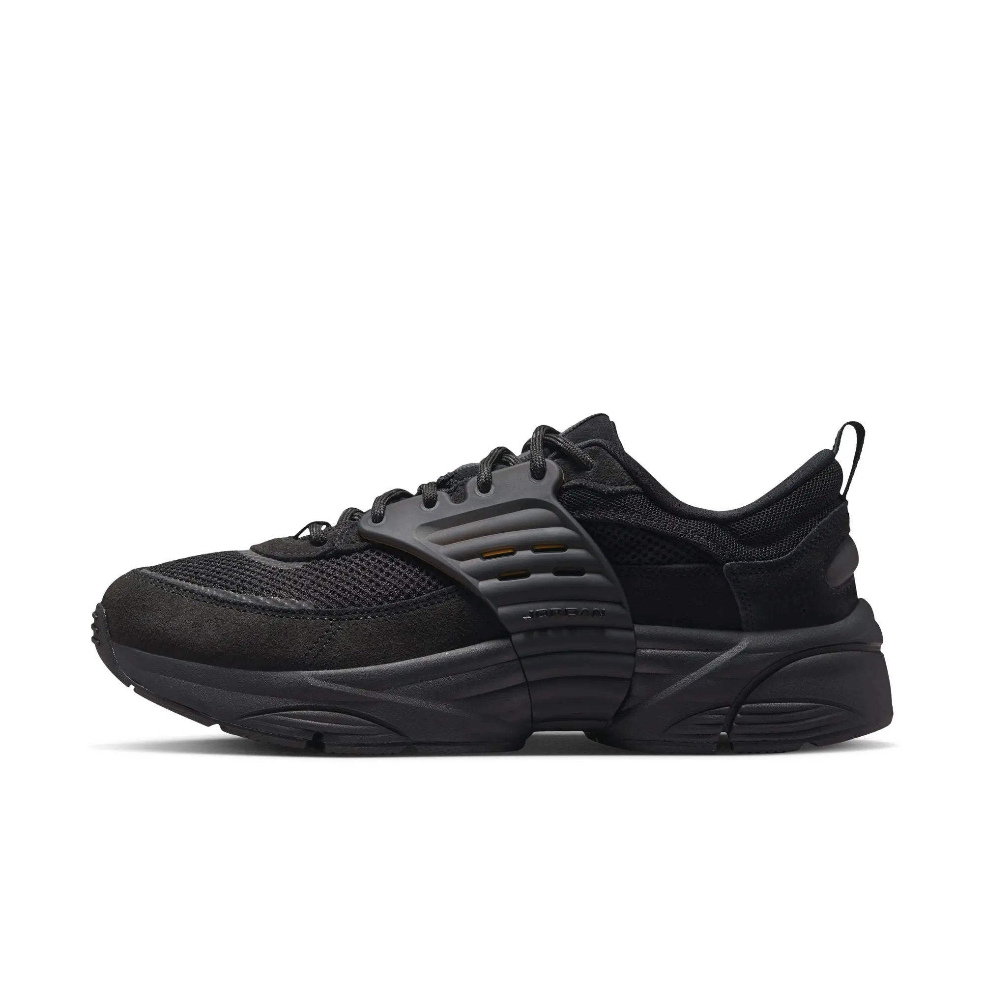 Air Jordan Trunner O/S 'Black Cat' Men's Trainer, Mesh & Suede Sneaker with Responsive Foam Sole, Footwear, Padded, Athletic, Running, Casual, Shoe, Sports Shoes, Easy On/Off, Ib3722-003