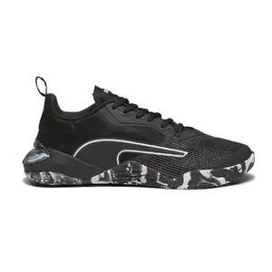 PUMA Womens Fuse 2.0 Marble Training Sneakers Shoes - Black