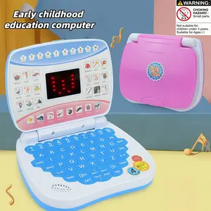 Electronic Learning Toy, Portable Laptop Learning Machine, Alphabet, Numbers, Music Features, Ideal Gift for Kids Aged 3+