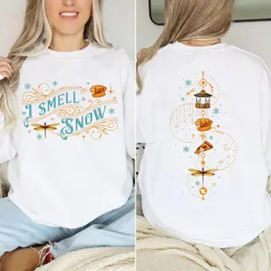 I Smell Snow Gilmore Girls Sweatshirt, Stars Hollow Crewneck, Luke’s Diner Sweater, Cozy Winter Gift for Her