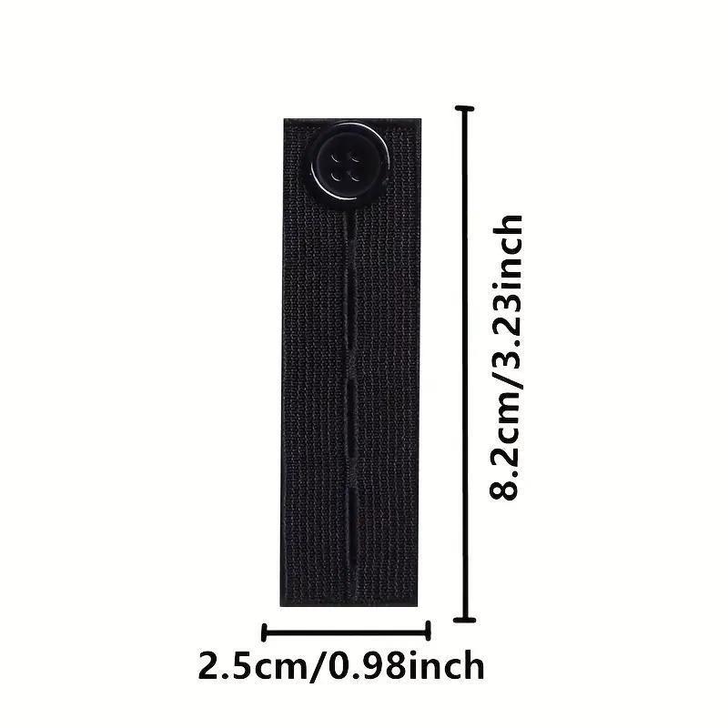 5 Pack Premium Elastic Waist Extenders - Adjustable Button Extender for Maternity & Casual Pants