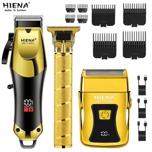 3-in-1 Home Hair Clipper Kit for Dad｜Alloy Blade & LCD Display, USB Fast Charge for Home & Travel. Complete Grooming Set for a Clean Look, USB Rechargeable Clipper, Cordless Hair Clipper, Wireless Barber Clippers