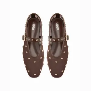 Cider STUDDED MESH FLATS