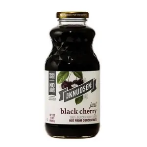 Knudsen 100% Pure Black Cherry Juice - - Not from Concentrate -  32 oz