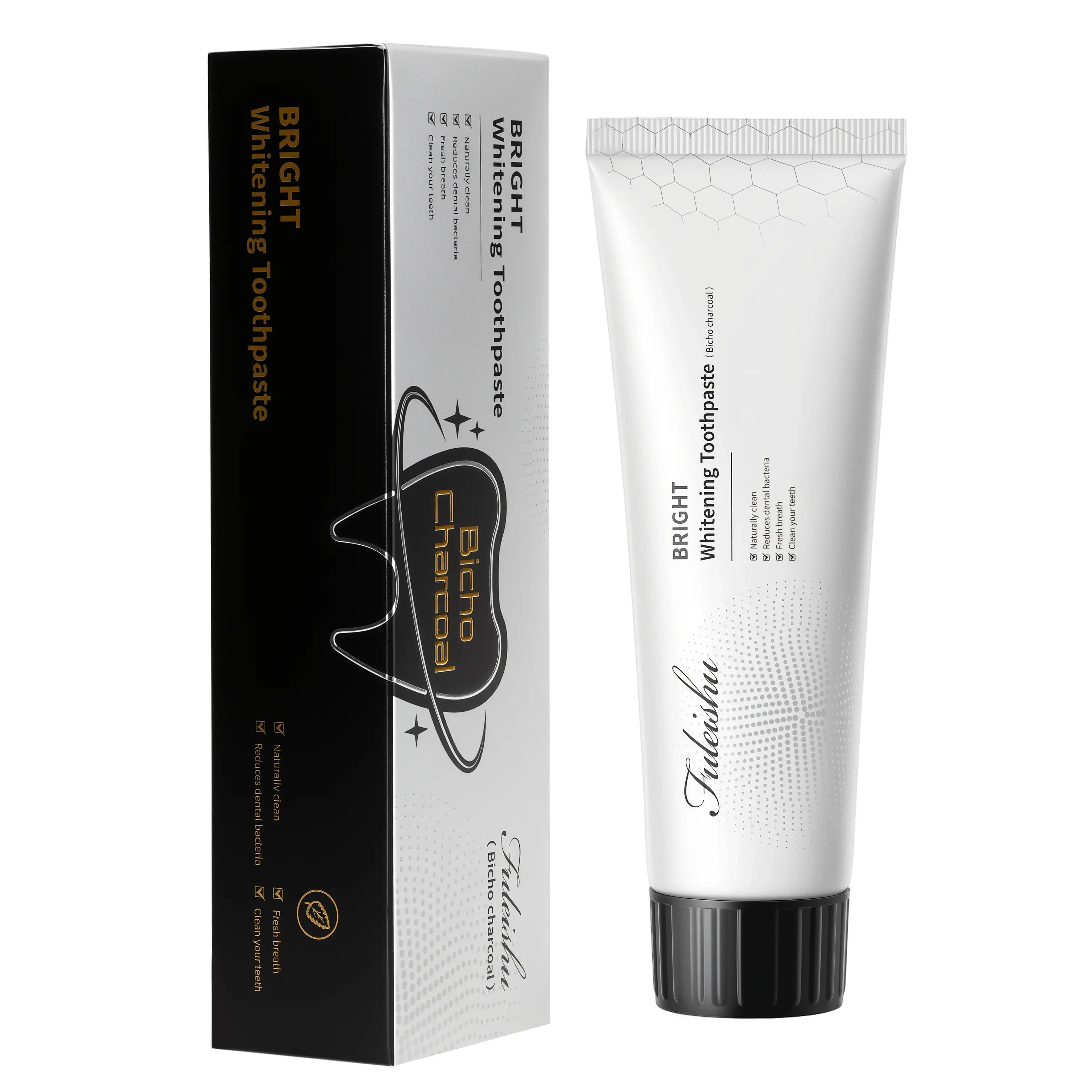 5-in-1 Action Toothpaste: Whitening, Stain Lifting, Enamel Fortifying, Anti-Cavity, Breath Purifying. Fuleishu Oral Wellness