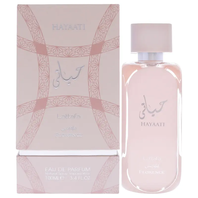 Lattafa Hayaati Florence for Women - 3.4 oz EDP Spray, Floral Scent  Fragrances hayaati florence on-the-go use bon bons sweet candy perfume