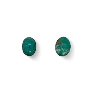 Custom Turquoise Duo: Handpicked Oval Stones for Personalized Jewelry Custom Order- Design Consultation
