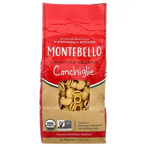 Montebello Organic Conchiglie, 16 oz (454 g)