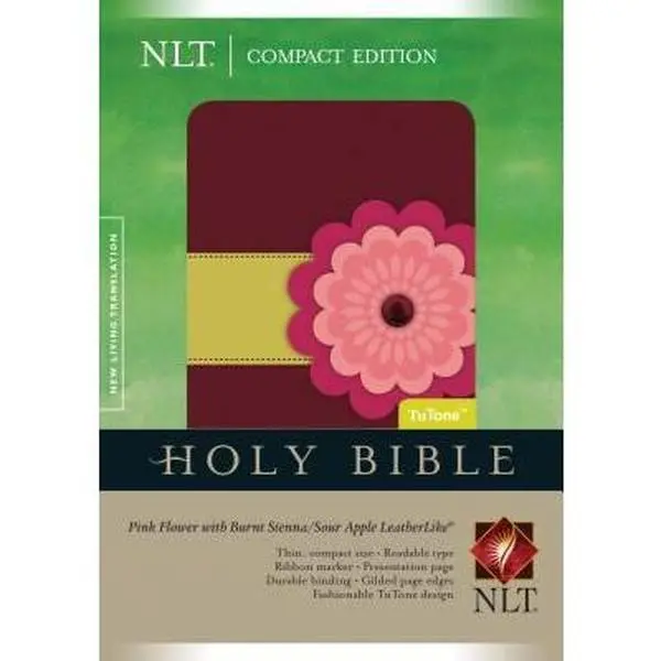 Used Compact New Living Translation Bible - Tyndale House Publishers 2007 Ed, Very Good Condition, Best-Selling Daily Reading, Large Print, Scholarship & Clarity Focus, Soft Cover, Dust Cover, Chronological Order (Religion & Philosophy Humanities Book)