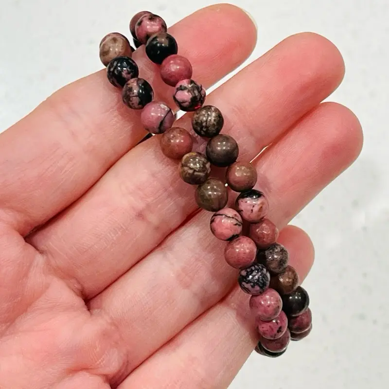 Rhodonite Stretchy Bracelet