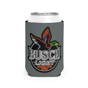 Busch Light Duck Quack One Open Coozie Can Sleeve