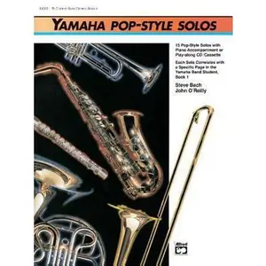 USED-Yamaha Pop-Style Solos: Flute/Oboe/Mallet Percussion (Book & CD) by Steve Bach (Paperback)