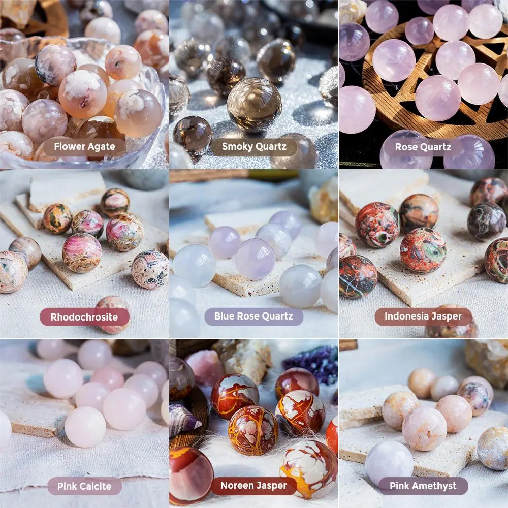 Natural Crystal Sphere/Ball Collection Natural Crystal Sphere/Ball Collection