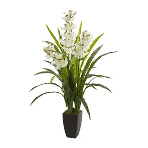 45in.  Cymbidium Orchid Artificial Plant