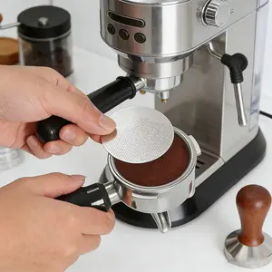 Multi-Size 0.2mm Coffee Puck Screen, Reusable Espresso Filter Mesh 51/53.5/58.5mm, Perfect for Home & Cafe Coffee Making