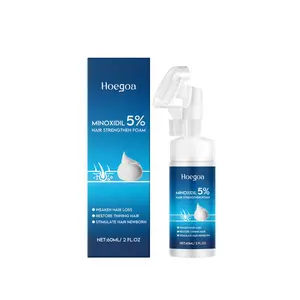 Hoegoa 5% Minoxidil Foam for Hair Growth, Stops Thinning and Hair Loss, Strengthens Hair, Scalp Care for Men and Women, 60ML/2fl Oz, Volume and Fluff