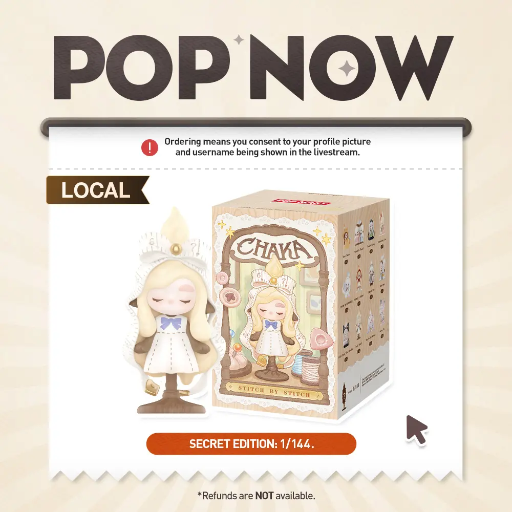 [POP NOW] POP MART CHAKA Stitch by Stitch Series Figures Blind Box [Ship by Aug 16th ]