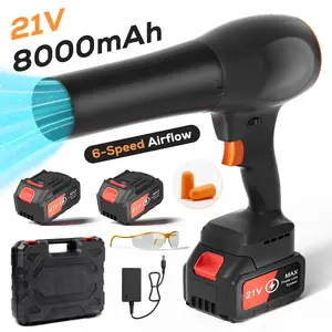 Valentine's Day Gifts-2026 Cordless Leaf Blower 6-Speed Adjustable with Wind Lock, Powerful Handheld Electric Blower for Yard, Lawn, Car & Home Cleaning