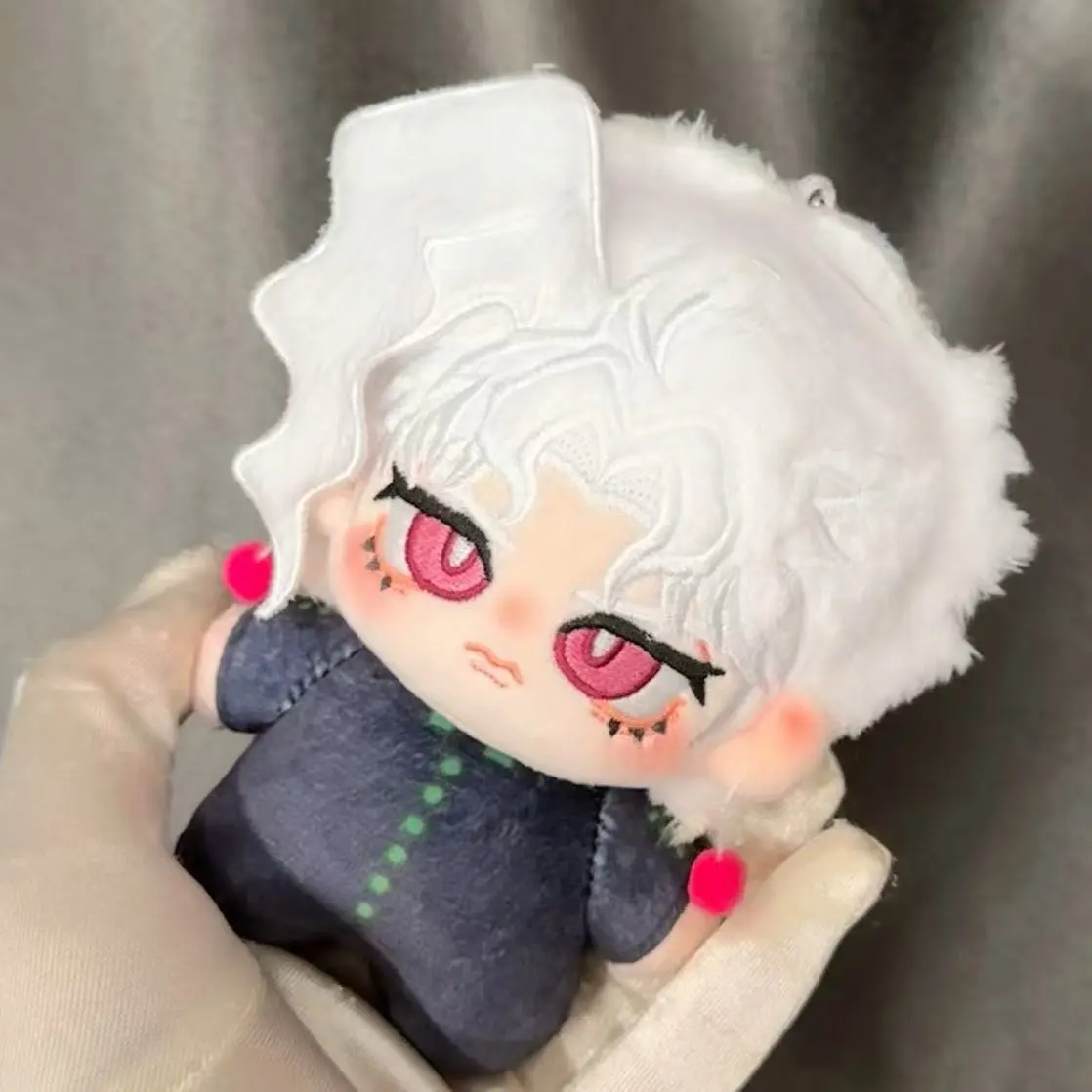 10cm JoJo's Bizarre Adventure Kakyoin Noriaki Soft Plush Doll, Cosplay Toy, Fantasy & Sci-Fi Specialty DIY-Holiday Gift for Anime Fans