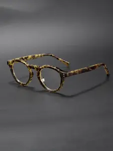 Classic TR90 Thick Frame Prescription Glasses CP Temple Tips Retro Style Personality Hip Hop Street Music Festival Gathering Street Photography Prop Gift
