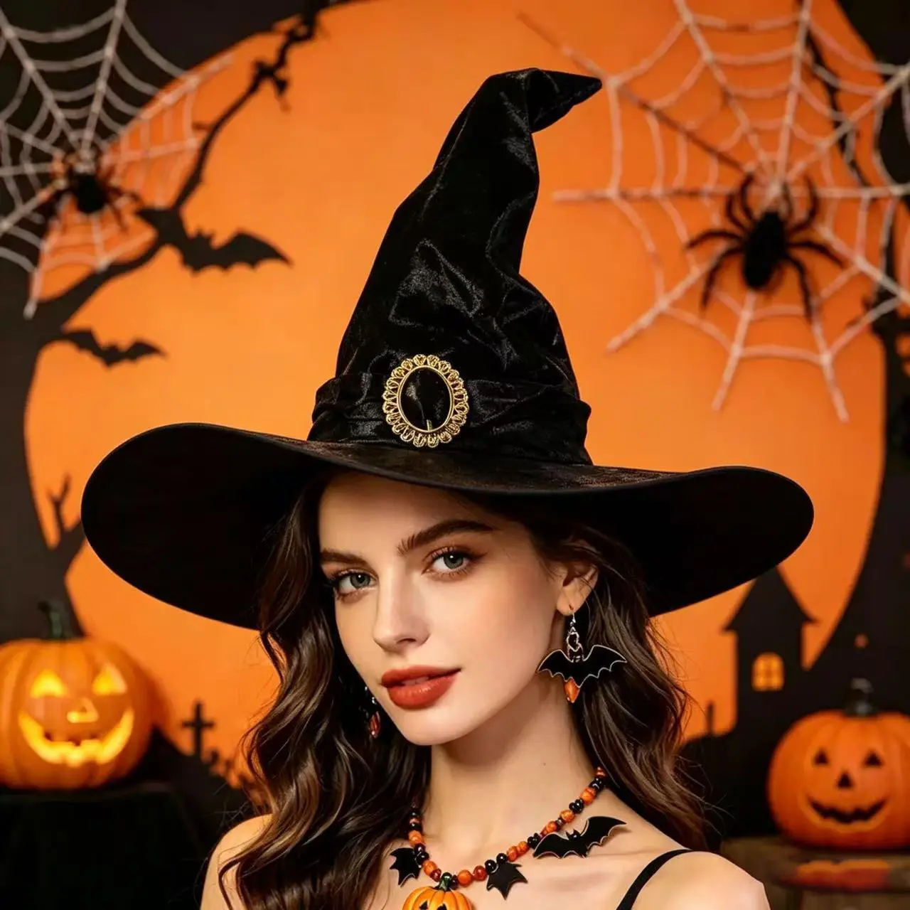 Halloween Ball Party Witch Hat, Harry-style Hat, Magic Hat, Cosplay Costume Party Hat, Performance Hat