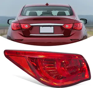 LED Tail light Assembly compatible for Infiniti Q50 Q50s 2014-2017 Taillights Rear Taillamp Assembly Replacement Left (Driver Side)Right (Passenger Side)