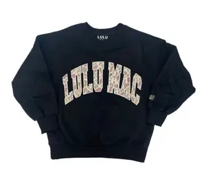 Lulu Mac Black Camo Sweatshirt